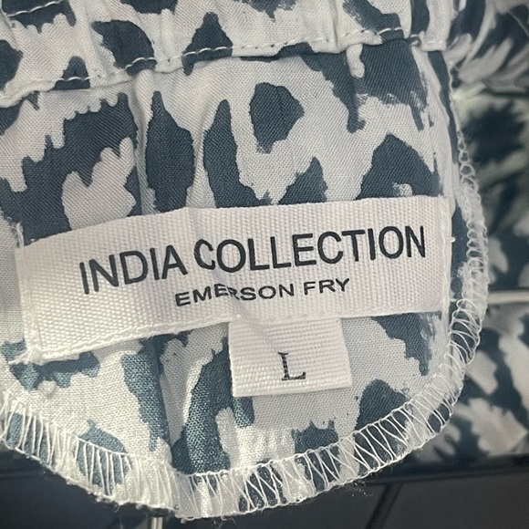 Emerson Fry India Collection Bardot Skirt - Charcoal Leopard Organic - Size L - Picture 6 of 6